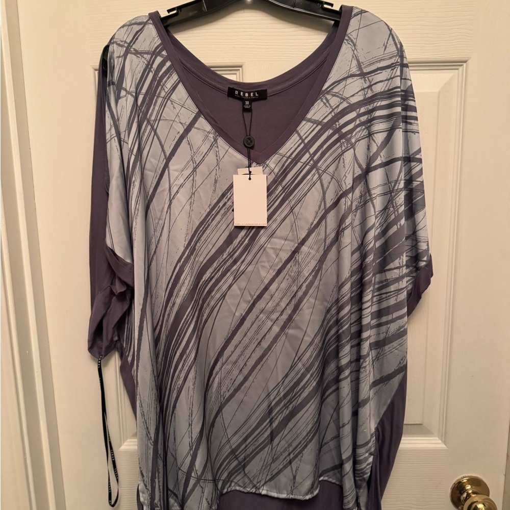 Rebels Women's Gray Blouse